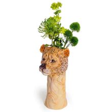 Ceramic Lioness Head Vase - EMPORIUM WORTHING