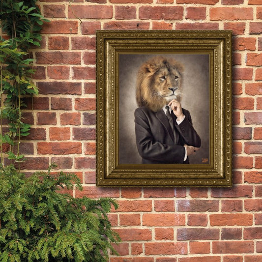 Roaring Lord George Outdoor Weatherproof Wall Art - EMPORIUM WORTHING