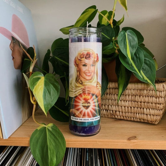 Saint Kylie Minogue Prayer Candle - EMPORIUM WORTHING