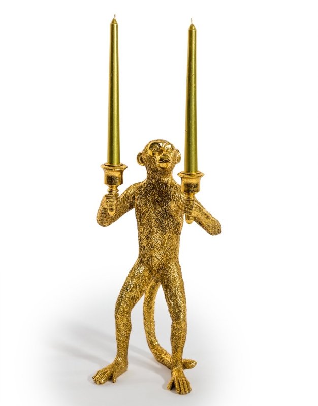 Antique Standing Monkey Candelabra - EMPORIUM WORTHING