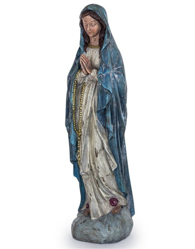 Antiqued Praying Maria Figure ANTIQUED PRAYING MARIA FIGURE - EMPORIUM WORTHING