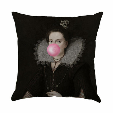 Bubblegum Lady Cushion - EMPORIUM WORTHING