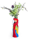 Ceramic Red Macaw/Parrot Head Vase - EMPORIUM WORTHING