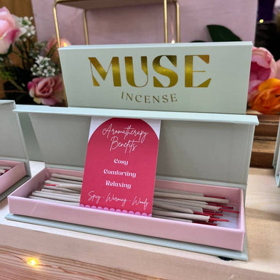 Clove and Cinnamon Incense - Muse Natural Incense Box - EMPORIUM WORTHING