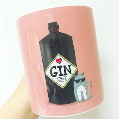 Gin & Cat Mug - EMPORIUM WORTHING