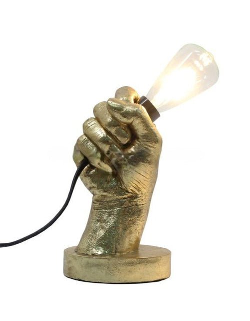 Gold "Hand Held" Table Lamp - EMPORIUM WORTHING