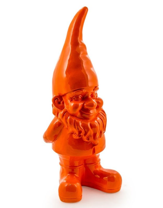 Large Bright Orange Gnome - EMPORIUM WORTHING