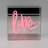 'Love' Mini Glass Neon Sign - EMPORIUM WORTHING