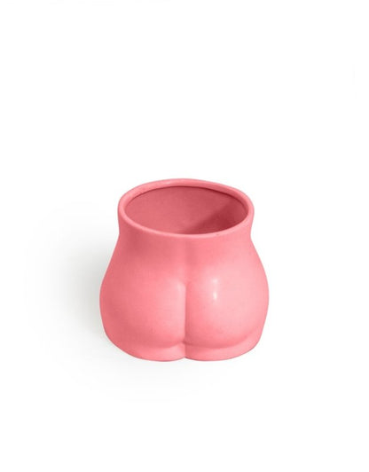 Pink Medium Booty Flower Pot/Storage Jar - EMPORIUM WORTHING