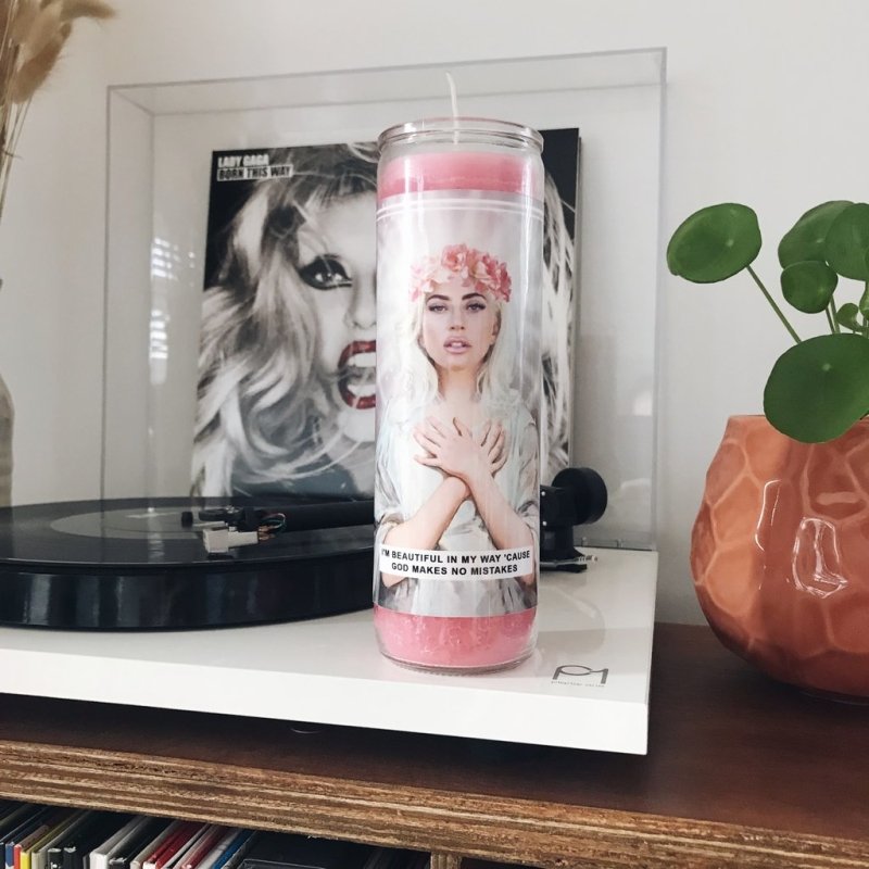 Saint Gaga | Lady Gaga Prayer Candle - EMPORIUM WORTHING