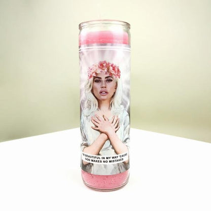 Saint Gaga | Lady Gaga Prayer Candle - EMPORIUM WORTHING