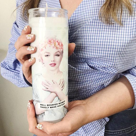 Saint Marilyn Prayer Candle - EMPORIUM WORTHING