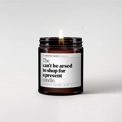 Scented Candle - Can'T Be Arsed To Shop For A Present - The Zesty One - EMPORIUM WORTHING
