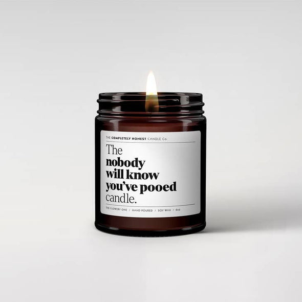 Scented Candle - Nobody Will Know You'Ve Pooed - The Zesty One - EMPORIUM WORTHING