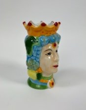 Sicilian Queen Moor Head Ceramic Storage Pot - EMPORIUM WORTHING
