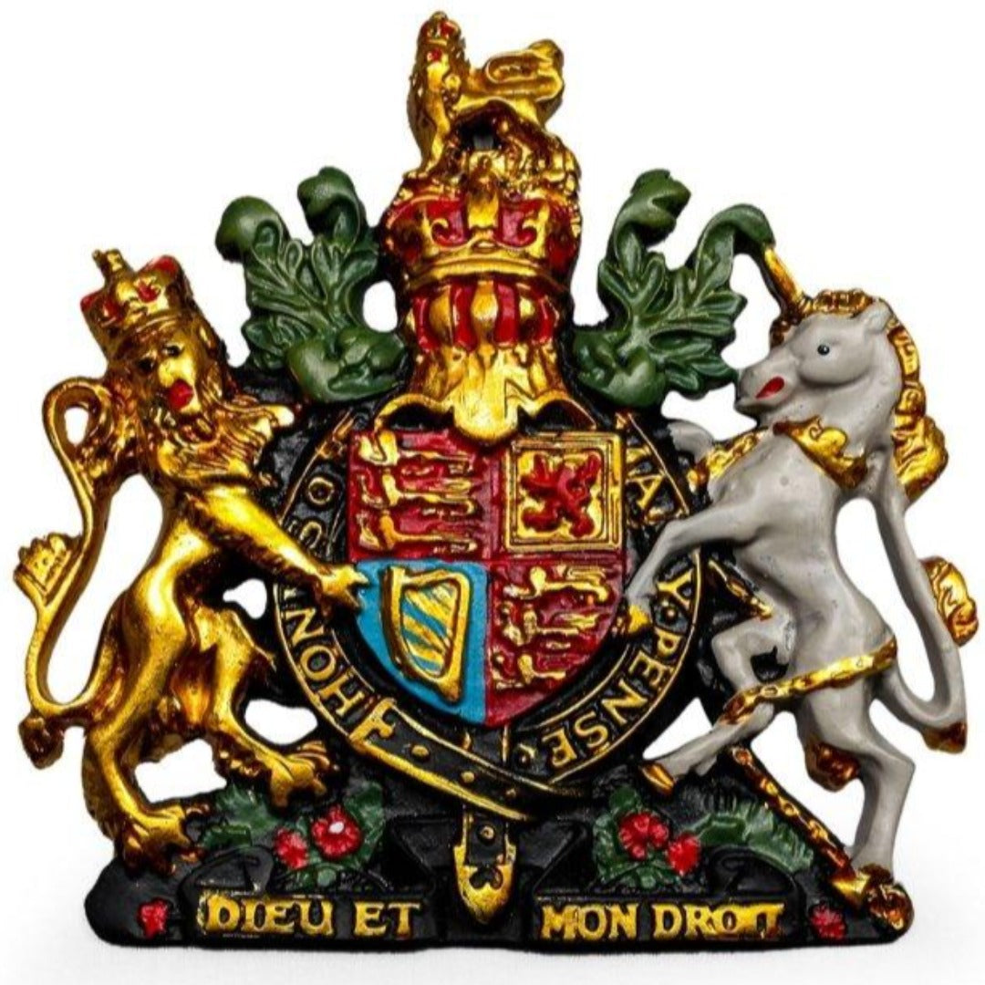 Small Multicoloured Coat of Arms Wall Plaque - EMPORIUM WORTHING