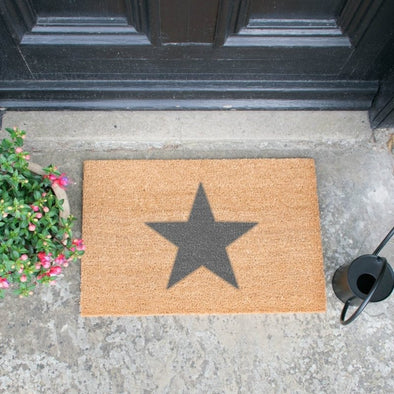 Star Grey Doormat - EMPORIUM WORTHING